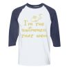 Heavy Cotton Three-Quarter Raglan Sleeve Baseball T-Shirt Thumbnail