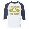 Heavy Cotton Three-Quarter Raglan Sleeve Baseball T-Shirt Thumbnail