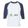 Heavy Cotton Three-Quarter Raglan Sleeve Baseball T-Shirt Thumbnail