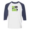 Heavy Cotton Three-Quarter Raglan Sleeve Baseball T-Shirt Thumbnail