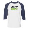 Heavy Cotton Three-Quarter Raglan Sleeve Baseball T-Shirt Thumbnail