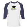 Heavy Cotton Three-Quarter Raglan Sleeve Baseball T-Shirt Thumbnail