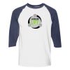 Heavy Cotton Three-Quarter Raglan Sleeve Baseball T-Shirt Thumbnail