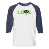 Heavy Cotton Three-Quarter Raglan Sleeve Baseball T-Shirt Thumbnail